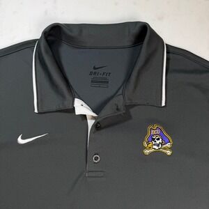 Nike ECU Pirates Polo Mens Large East Carolina University